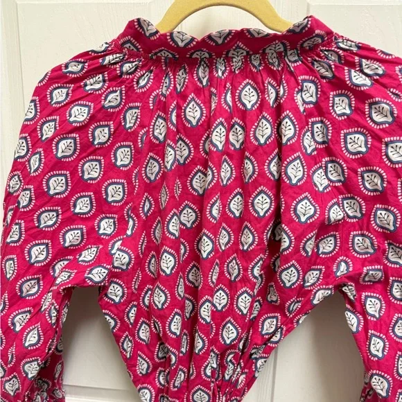 Caryn Lawn Pink Textile Braided Tie Waist Dress - Picture 12 of 16